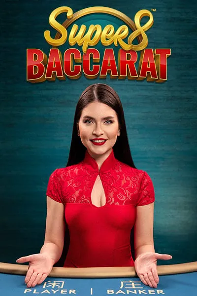 Super 8 Baccarat – dynamisk baccaratspill Super 8 Baccarat livebord for kasinospillere